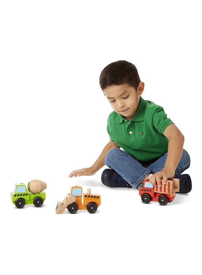 3-Piece Stacking Construction Vehicle Set