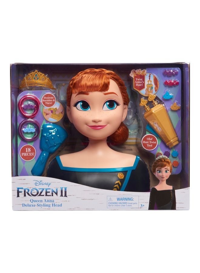 Disney Frozen 2 Deluxe Anna Styling Head