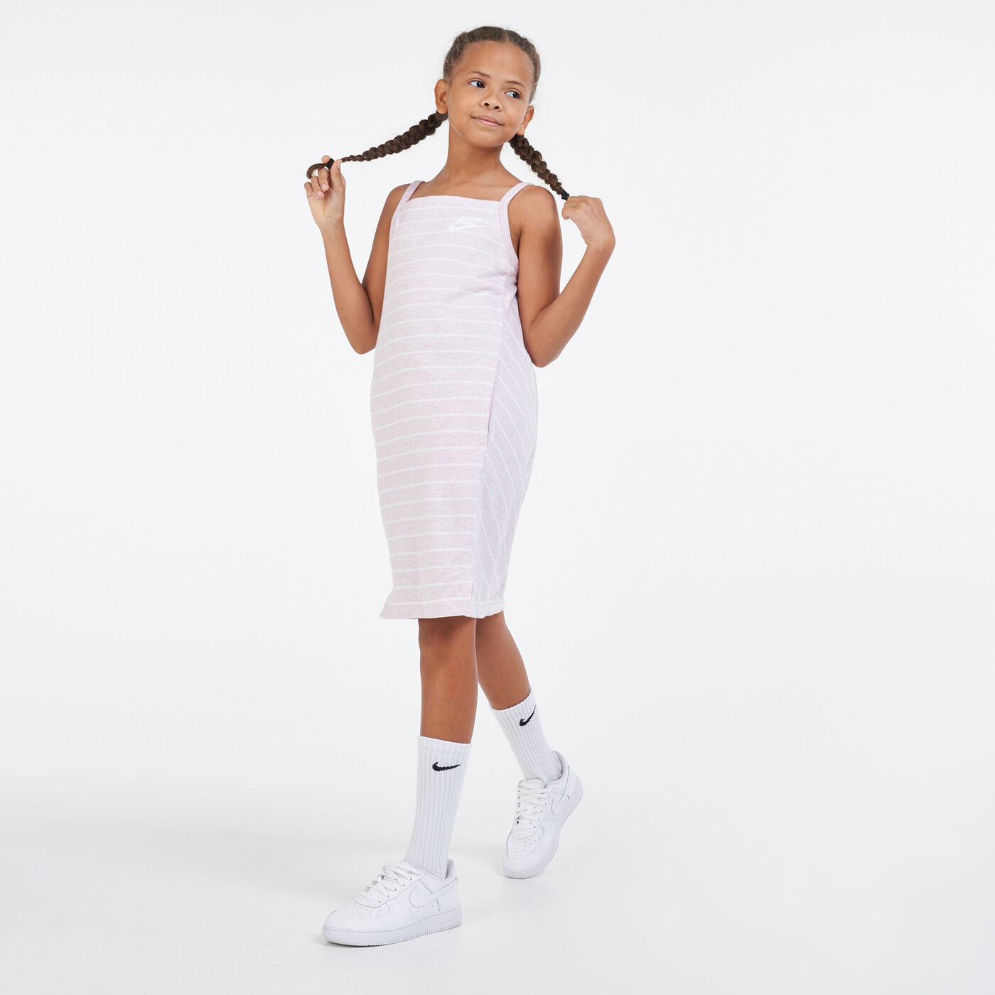 Kids' Sportswear Striped Dress (Older Kids)