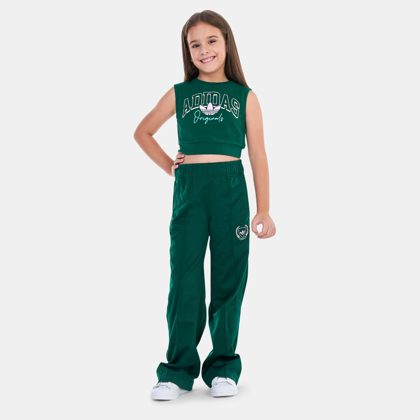 Kids’ Collegiate Graphic Pack Wide Leg Track Pants