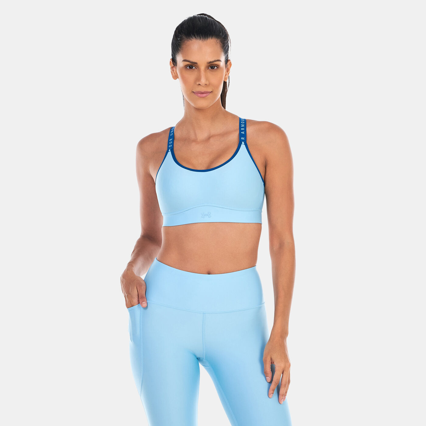 Women's Infinity Mid Covered Medium-Support Training Sports Bra