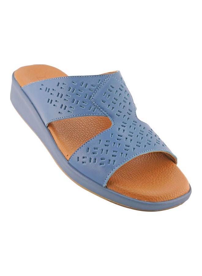 Comfortable Slip-On Arabic Sandals Blue