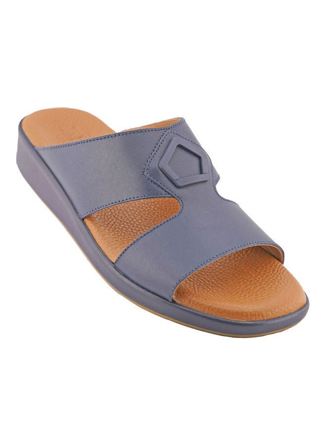 Comfortable Slip-On Arabic Sandals Blue