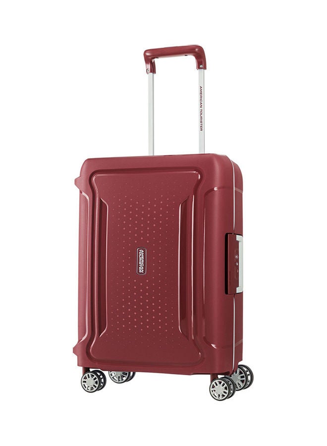 Tribus Spinner Small Cabin Luggage Trolley Red