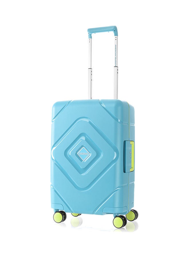 Trigard Spinner Small Cabin Luggage Trolley Blue