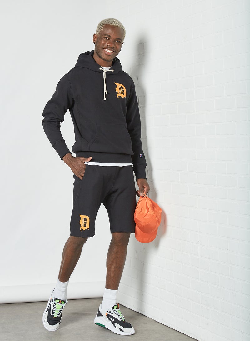 Detroit MLB Reverse Weave Hoodie Black