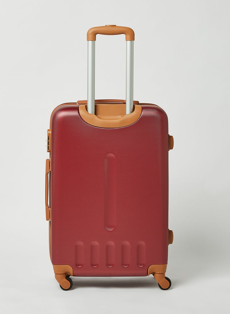 4-Piece Ultra Light Luggage Set Red