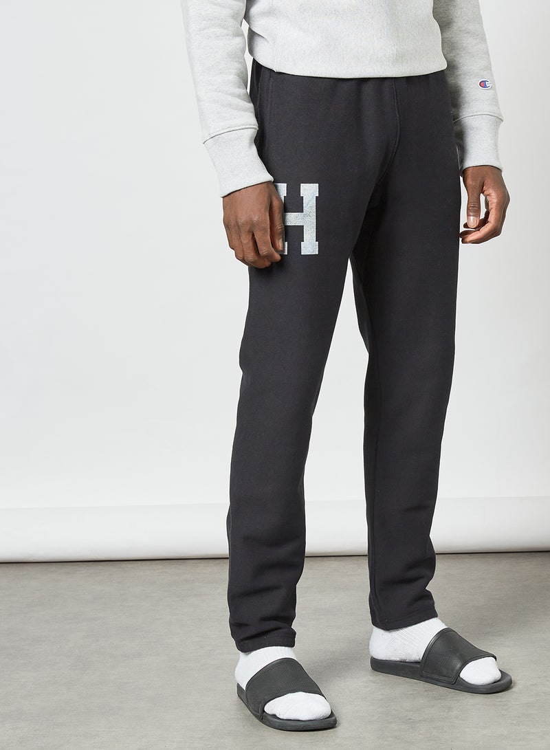 College Reverse Weave Sweatpants Black