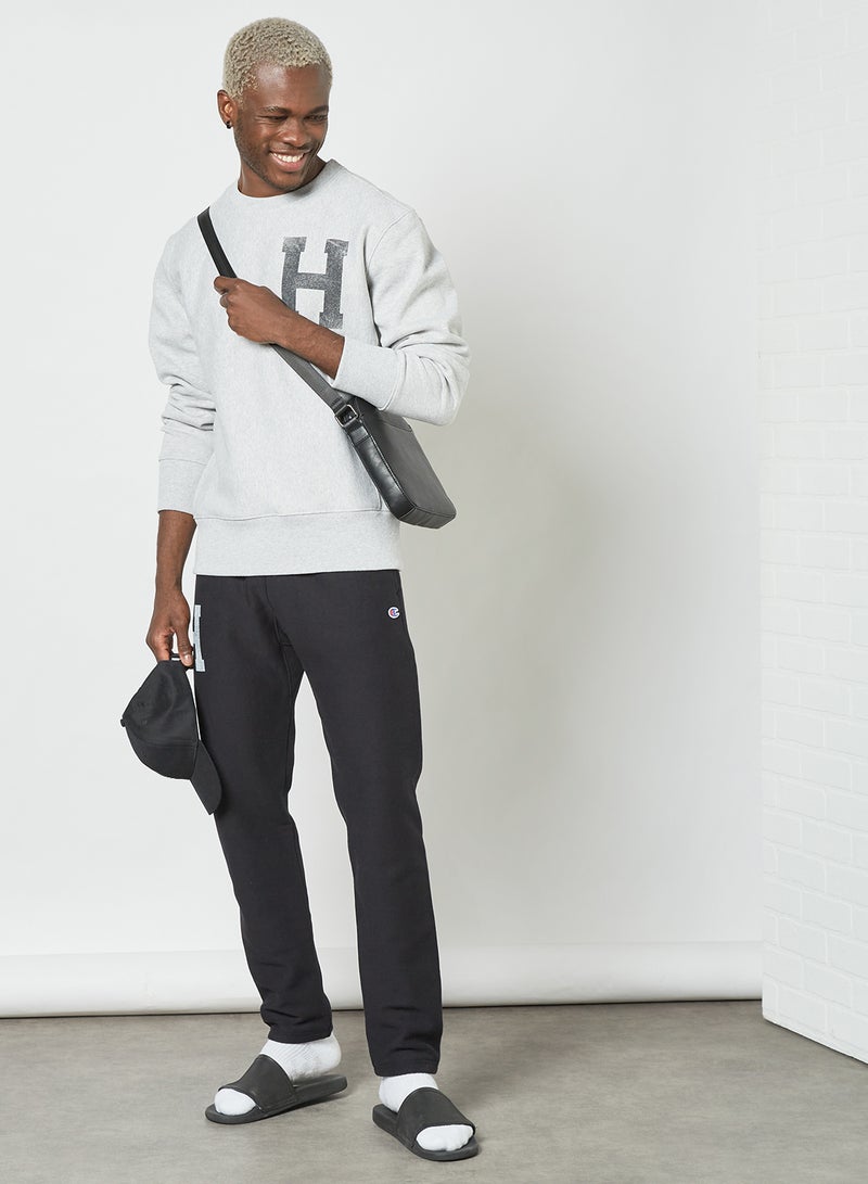 College Reverse Weave Sweatpants Black