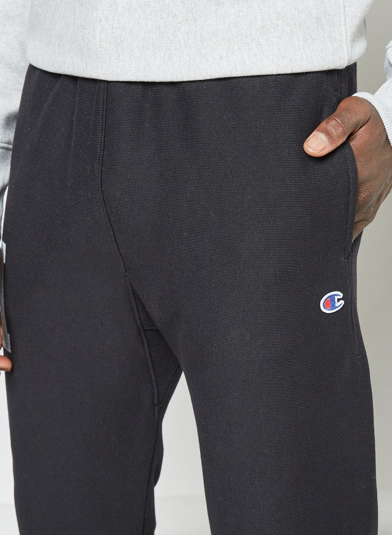 College Reverse Weave Sweatpants Black
