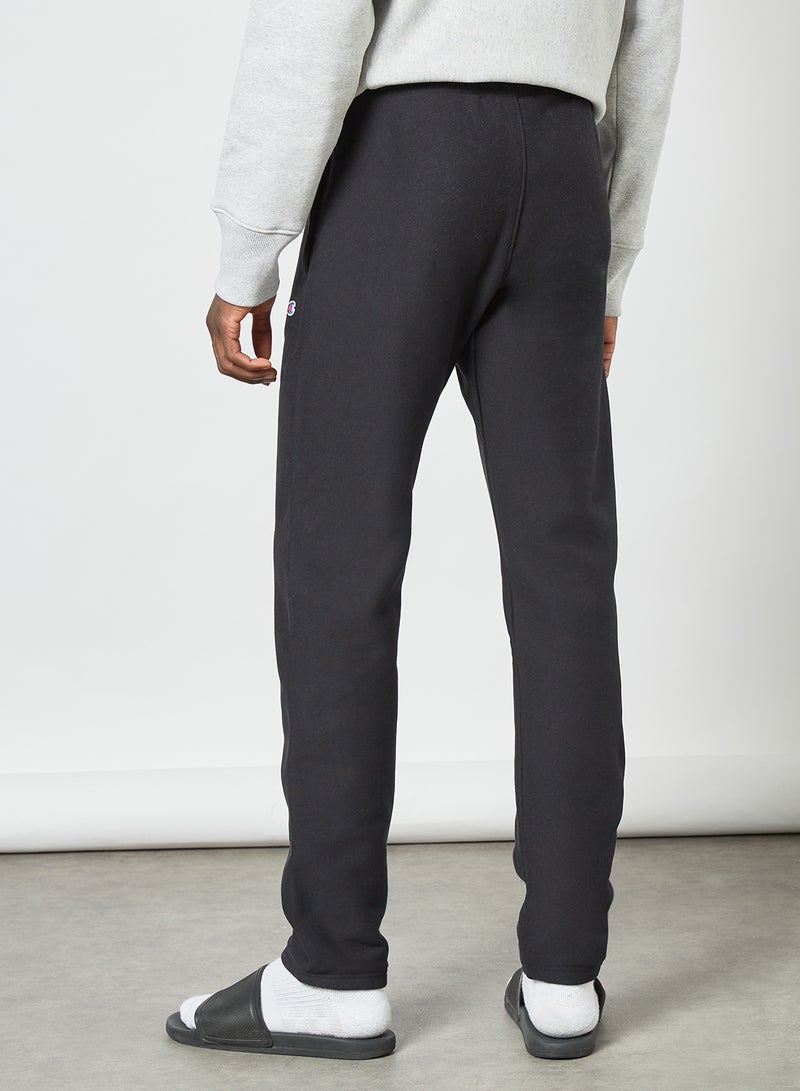 College Reverse Weave Sweatpants Black