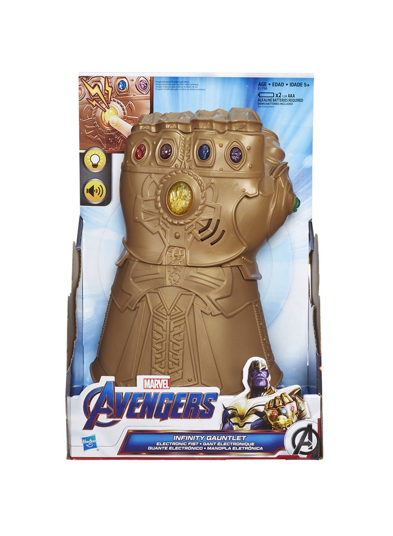 Marvel Infinity War Gauntlet Electronic Fist Roleplay Toy With Lights And Sounds