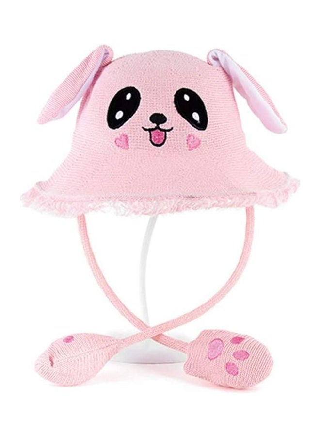 Rabbit Ear Design Hat Pink