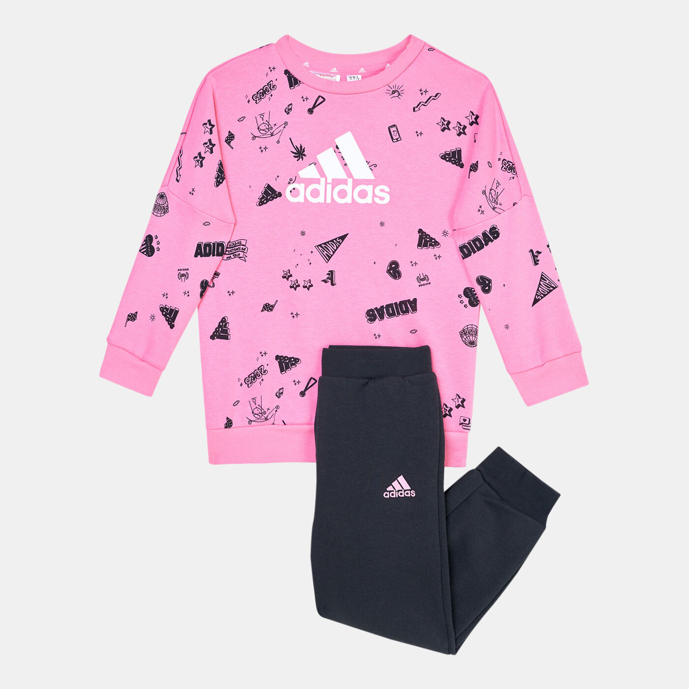 Kids' Brand Love Sweatshirt Set