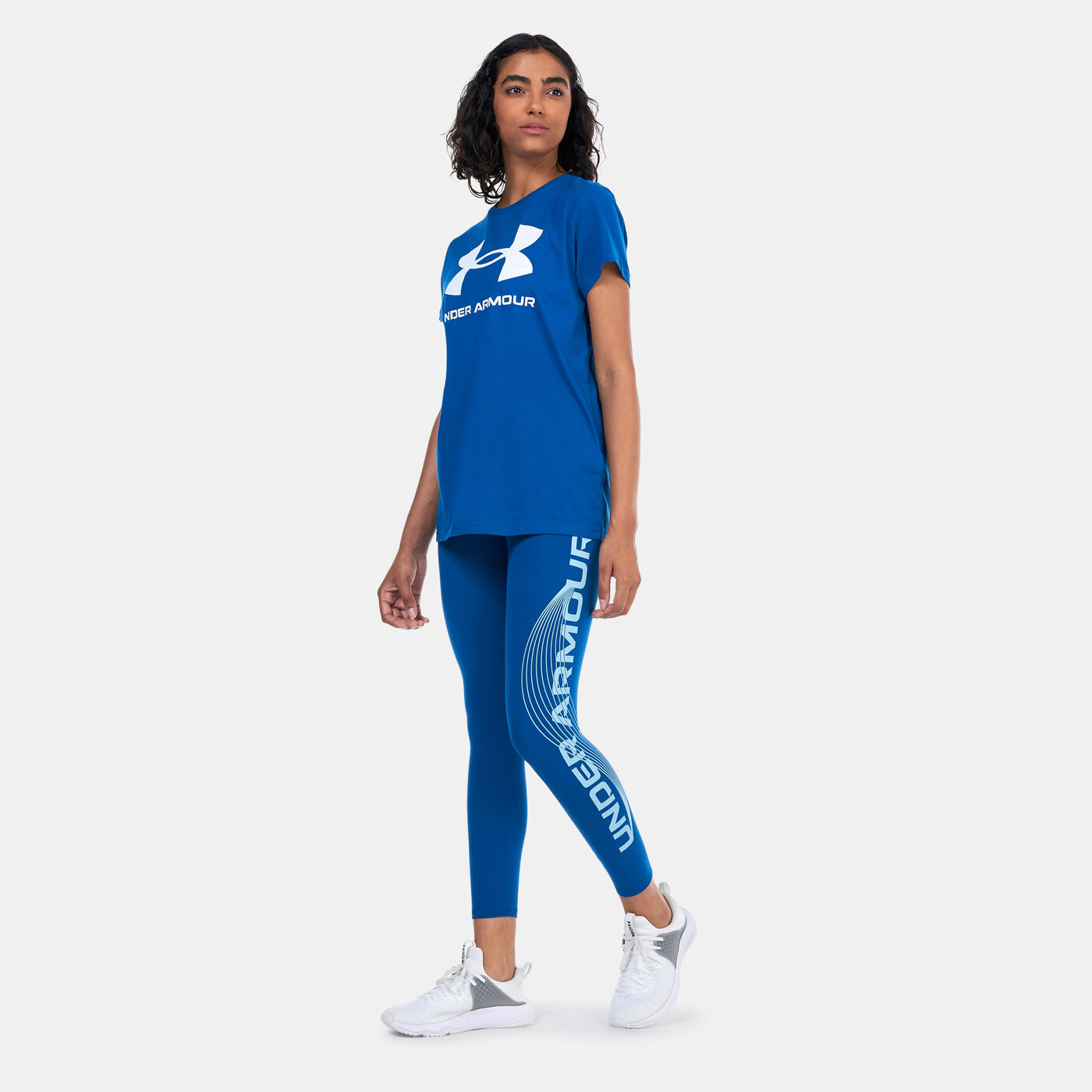 Women's UA Motion Branded Training Ankle Leggings