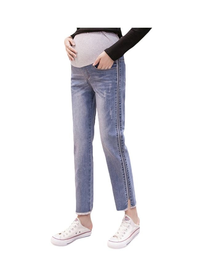 Straight Maternity Jeans Blue