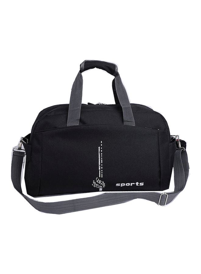 Solid Duffel Bag Black/Grey