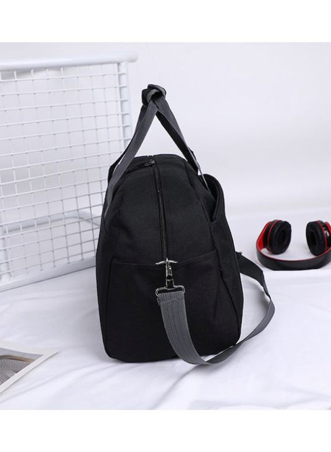 Solid Duffel Bag Black/Grey