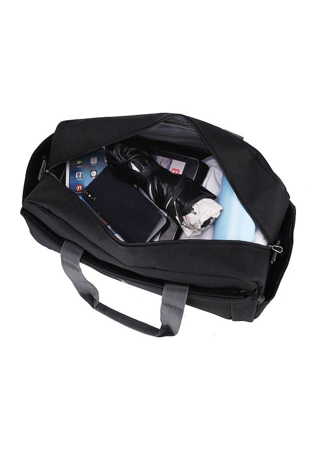Solid Duffel Bag Black/Grey