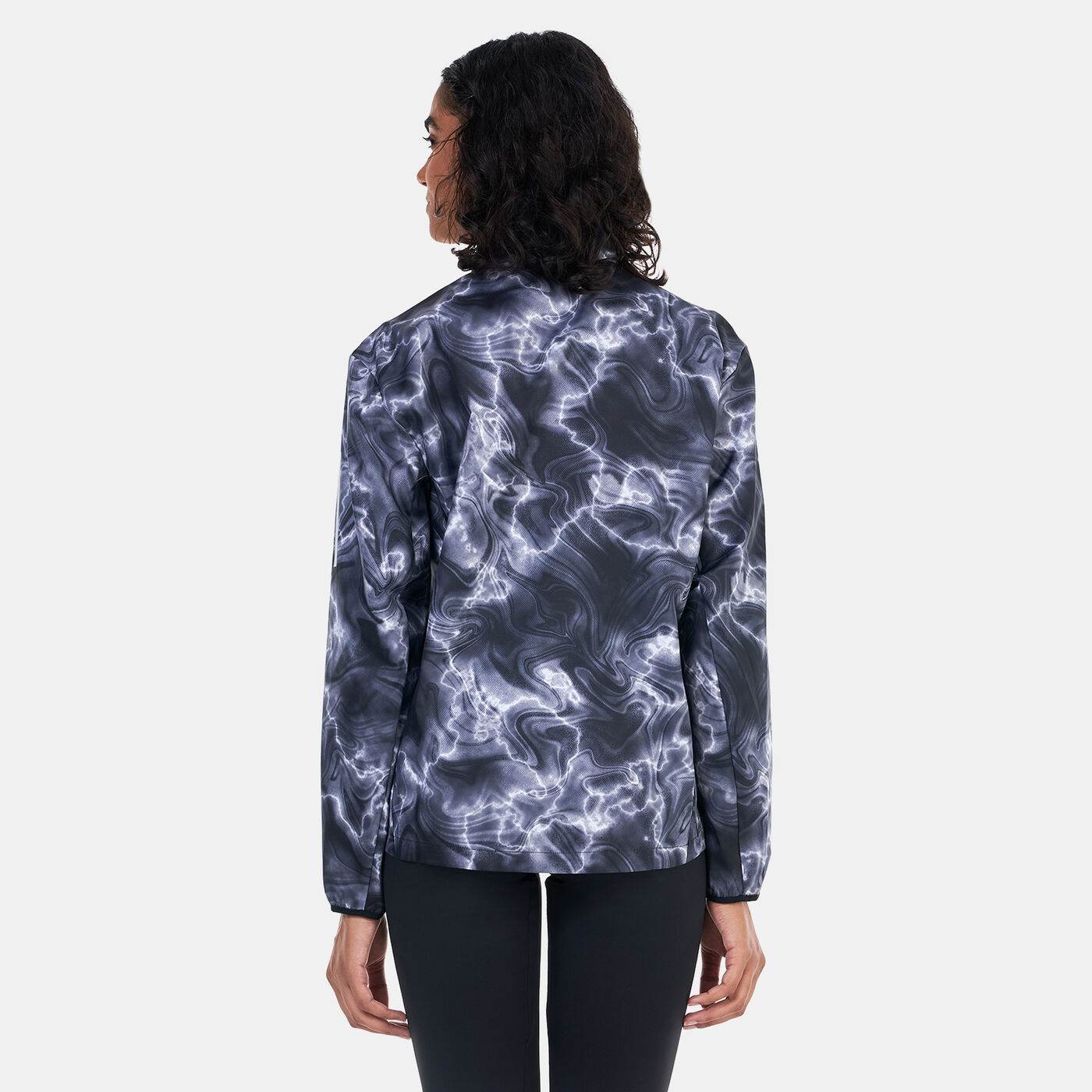 Women’s Own The Run Allover Print Running Windbreaker Jacket