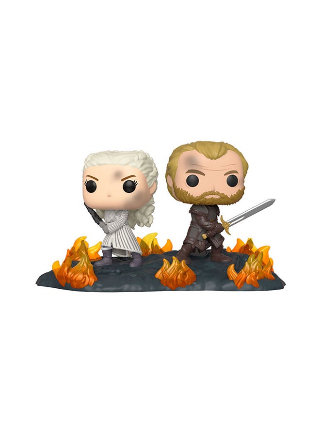 Pop Game Of Thrones Daenerys And Jorah With Swords Vinyl Figure 3.75inch