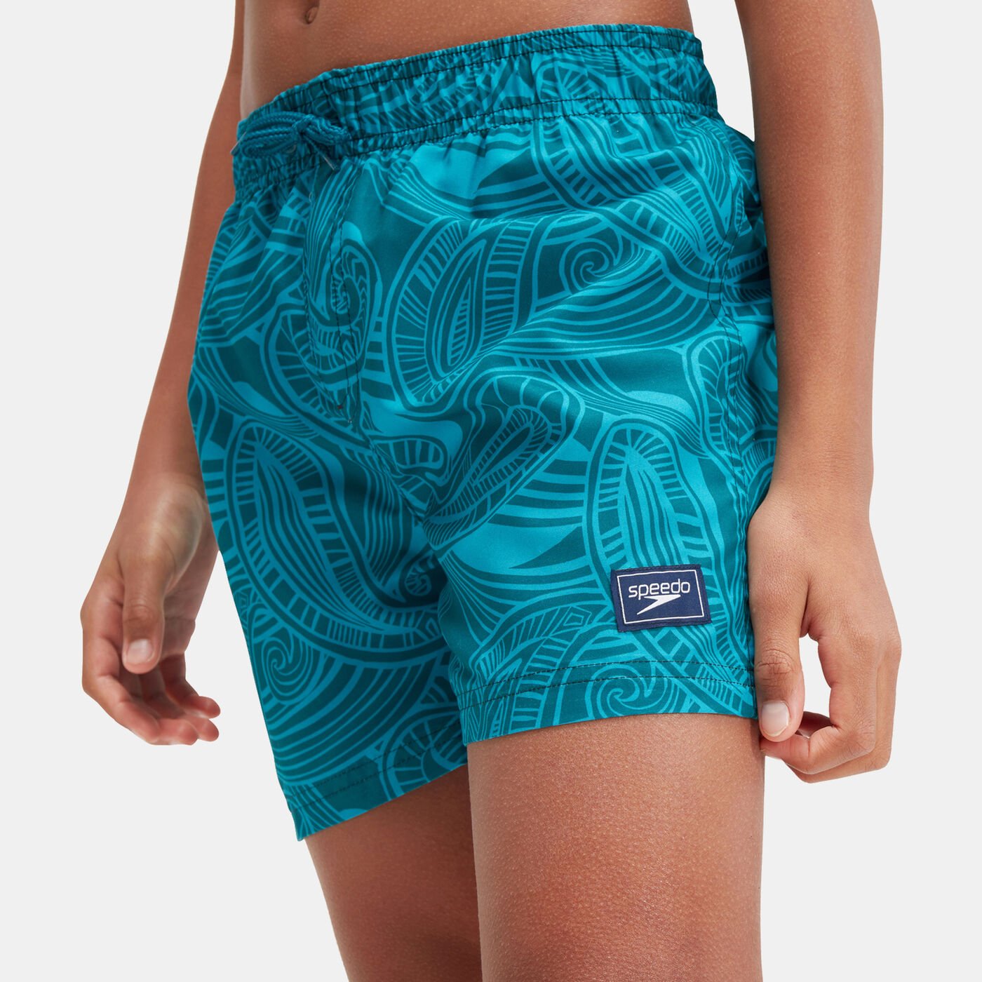 Kids' Printed 13-Inch Swim Shorts