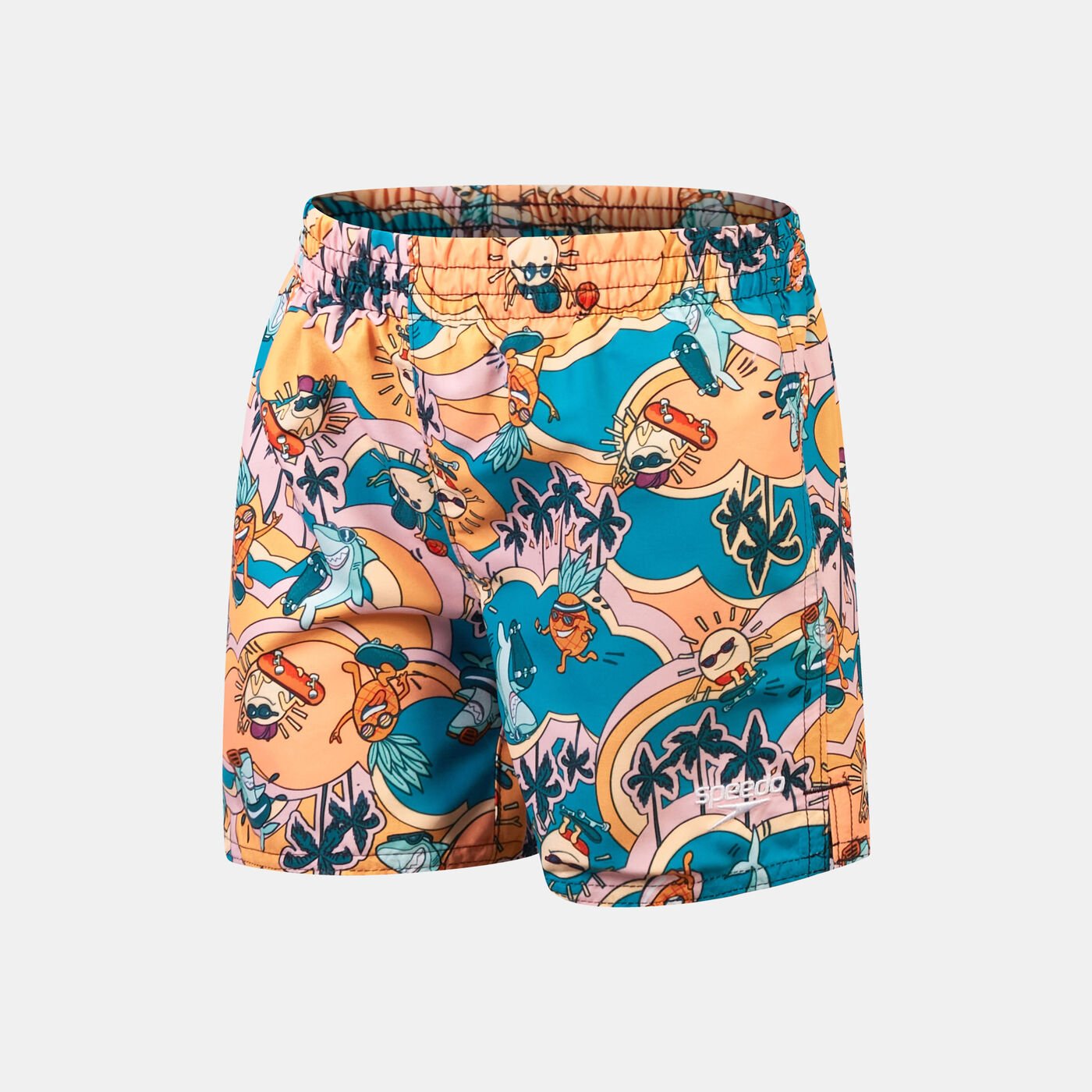 Kids' Printed 11-Inch Swim Shorts