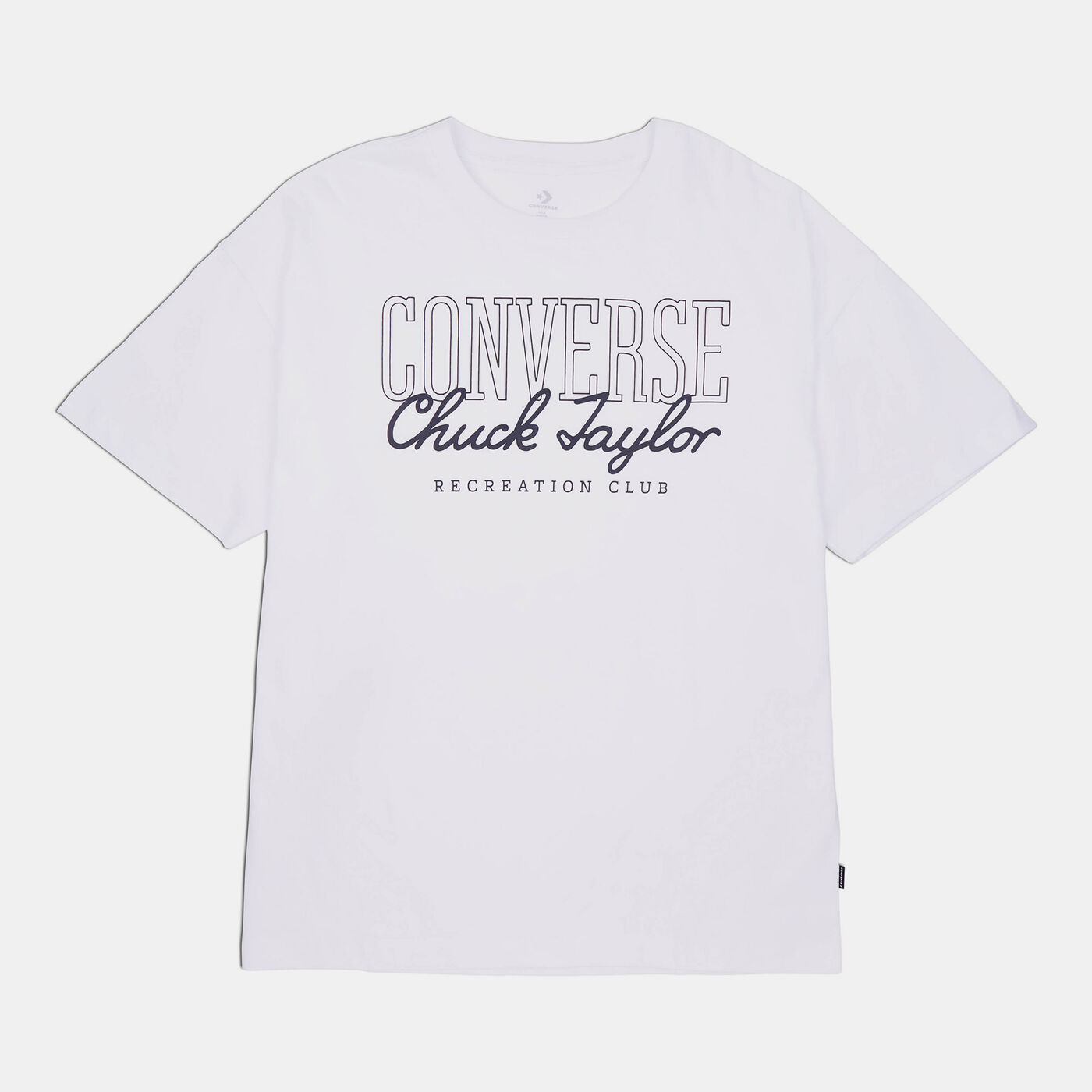 Women's Retro Chuck Taylor Oversized Graphic T-Shirt