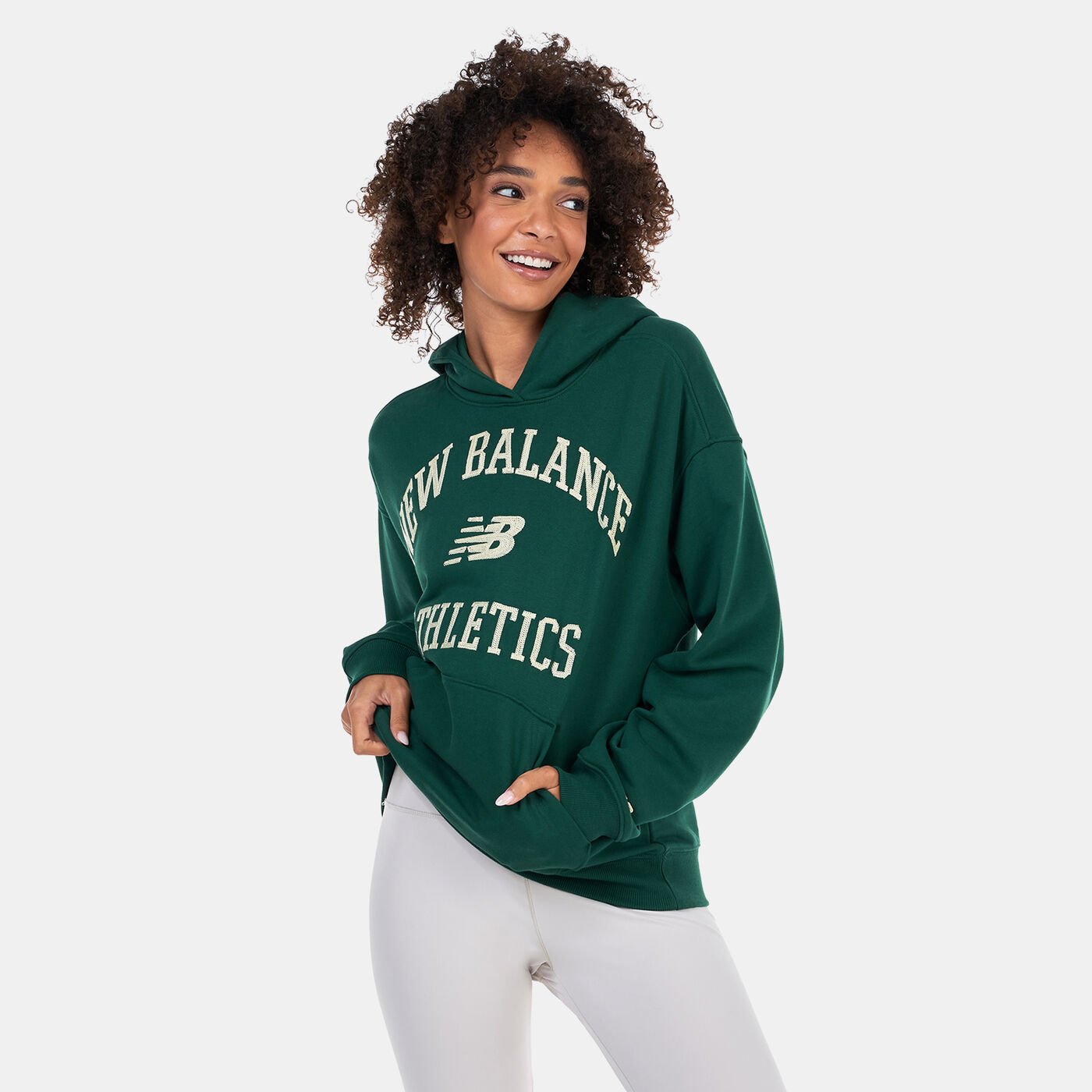 Women's Athletics Varsity Oversized Fleece Hoodie