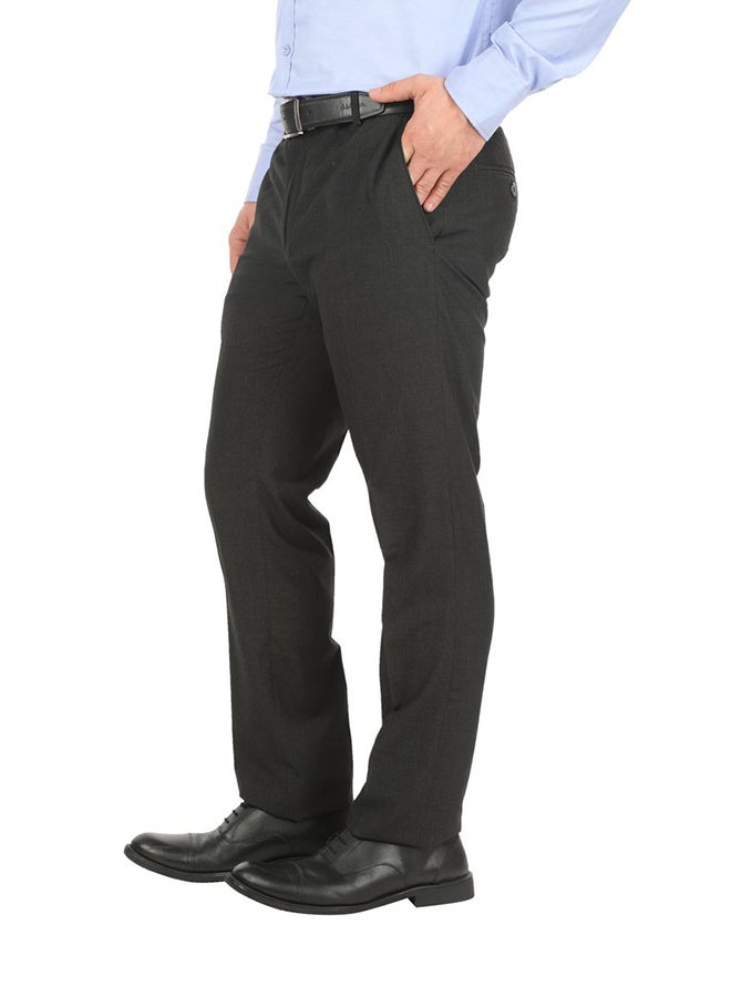 Side Pockets Stylish Pants Black