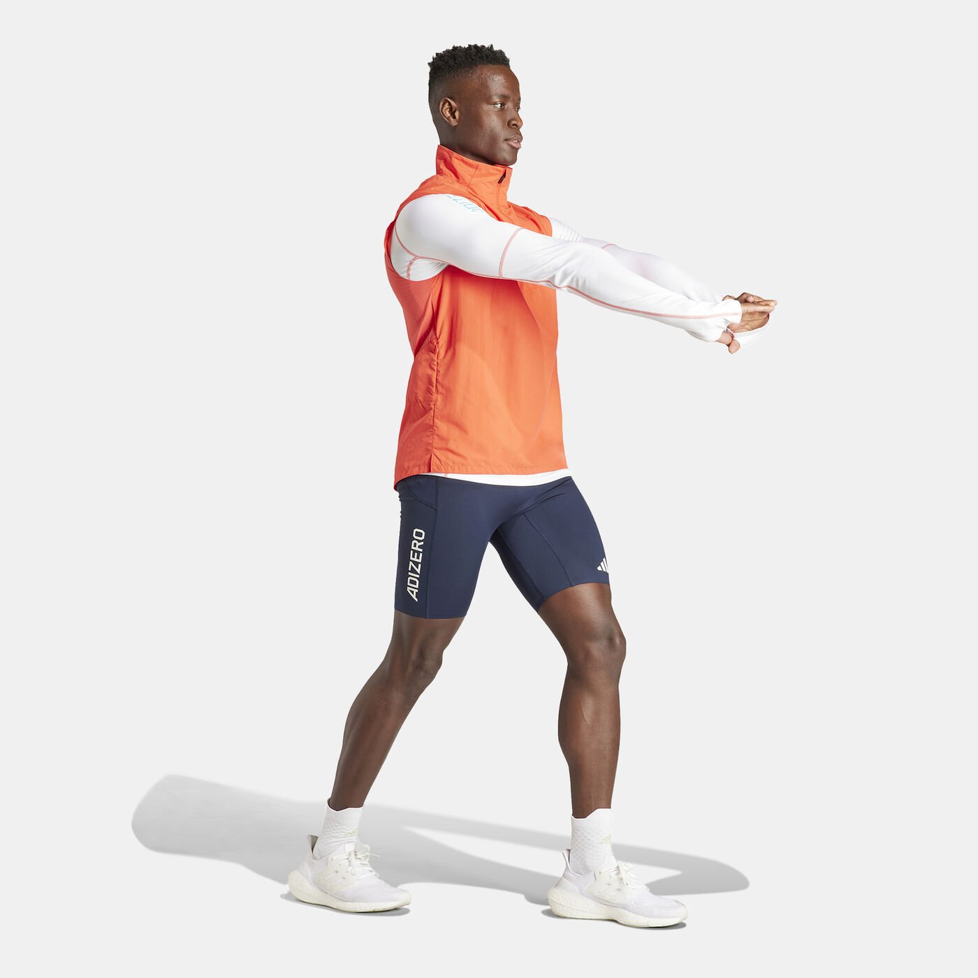 Men's Adizero Half-Zip Running Vest