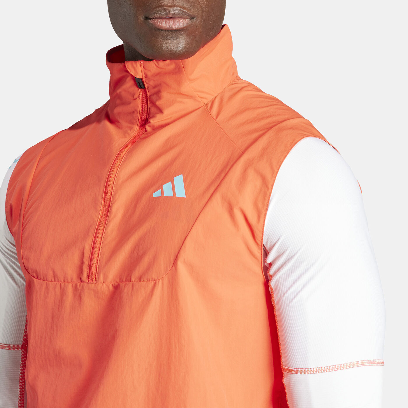 Men's Adizero Half-Zip Running Vest