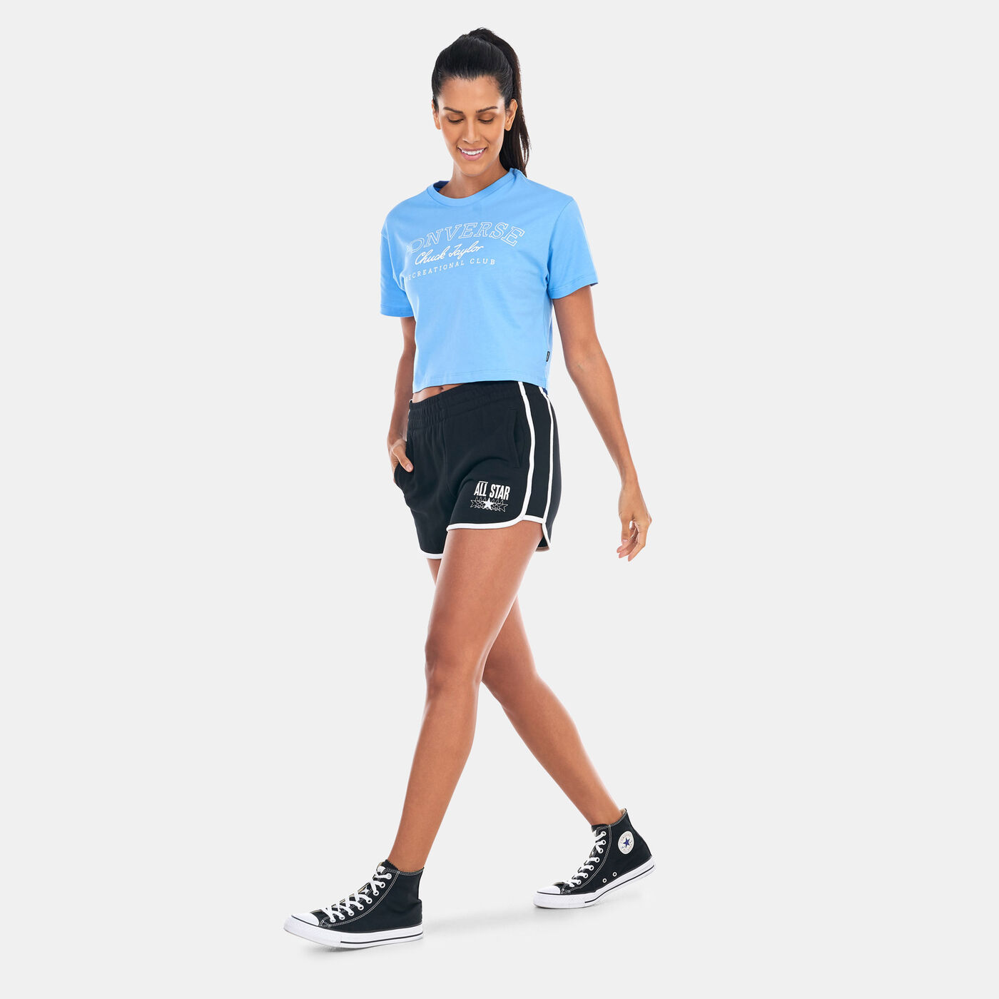Women's Retro Chuck Cropped T-Shirt