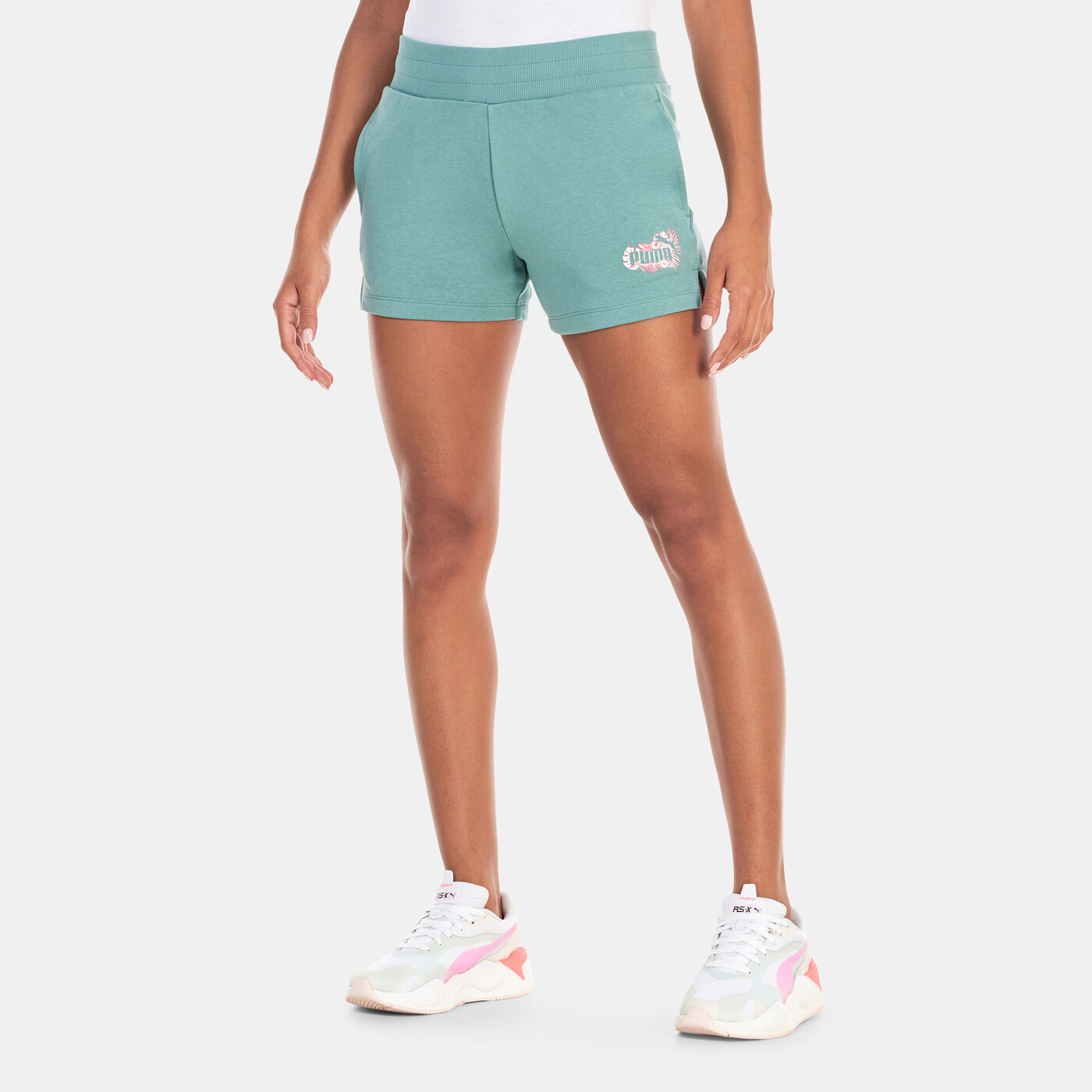 Women's Essentials+ FLOWER POWER 4-Inch Shorts
