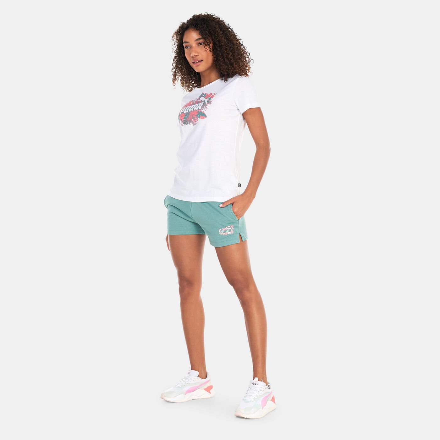 Women's Essentials+ FLOWER POWER 4-Inch Shorts