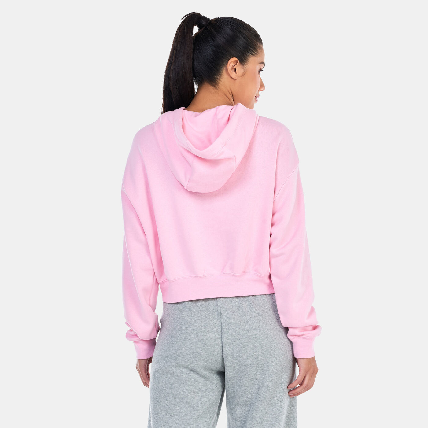 Women's Sportswear Club Fleece Oversized Crop Graphic Hoodie