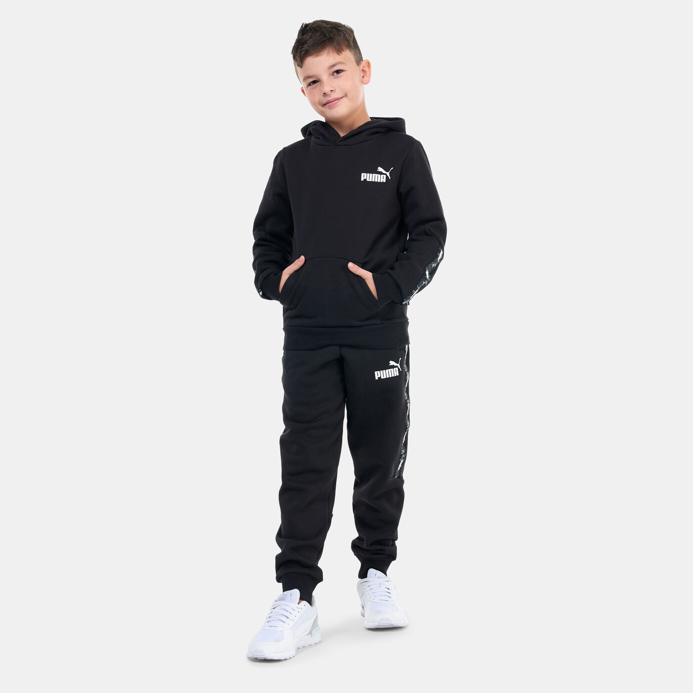 Kids' Essentials Tape Camo Hoodie