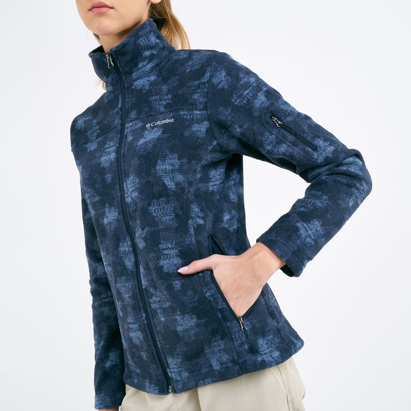 Women's Fast Trek Printed Fleece Jacket