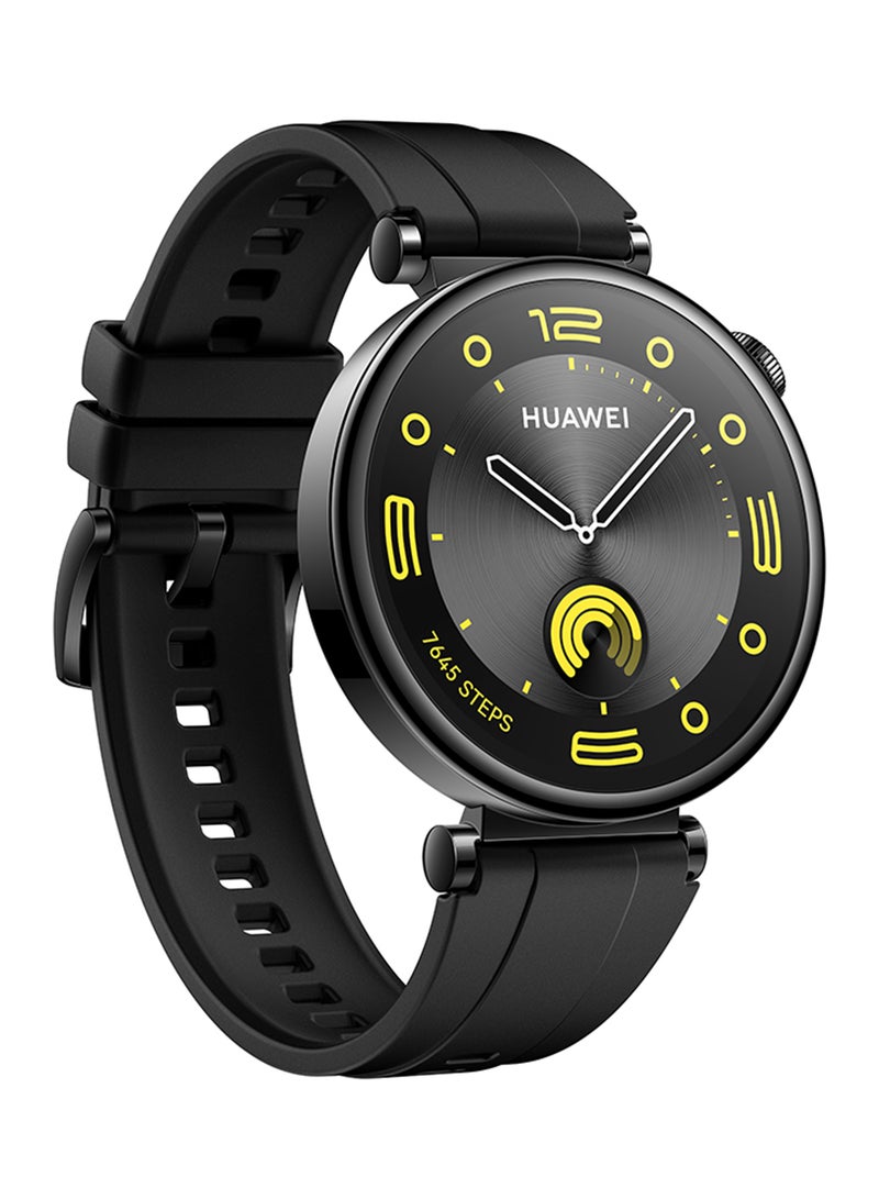 Watch GT4 41mm Smartwatch, + Scale3 + Strap, 7-Day Battery Life, Pulse Wave Analysis, Female Health Management 3.0, 24/7 Health Monitoring, Compatible With Andriod And iOS Black