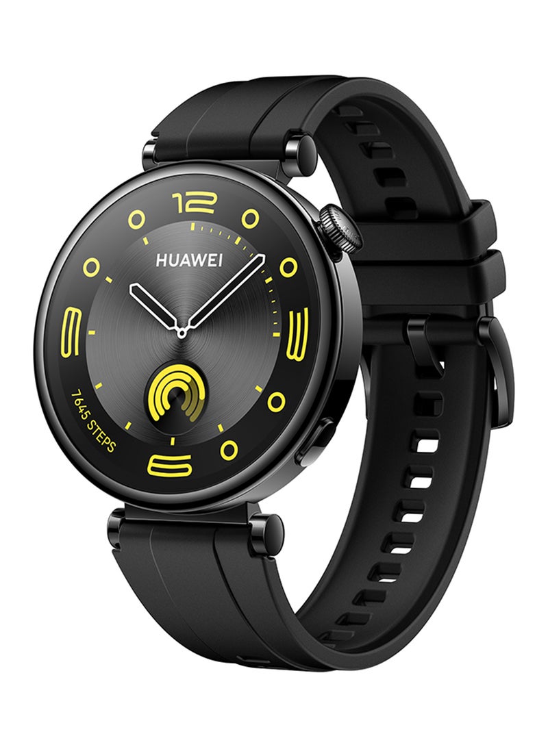 Watch GT4 41mm Smartwatch, + Scale3 + Strap, 7-Day Battery Life, Pulse Wave Analysis, Female Health Management 3.0, 24/7 Health Monitoring, Compatible With Andriod And iOS Black