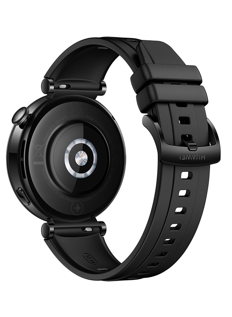 Watch GT4 41mm Smartwatch, + Scale3 + Strap, 7-Day Battery Life, Pulse Wave Analysis, Female Health Management 3.0, 24/7 Health Monitoring, Compatible With Andriod And iOS Black