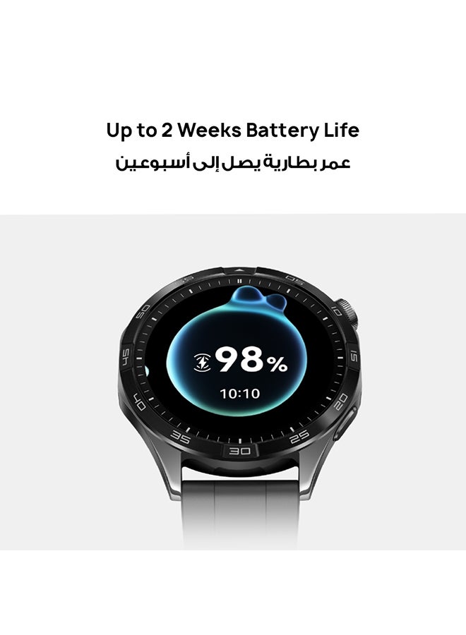 WATCH GT 4 46mm Smartwatch, 14 Days Battery Life, Science-based Calorie Management, Dual-Band Five-System GNSS Position, Pulse Wave Arrhythmia Analysis, Heart Rate Monitor, Android & iOS Brown