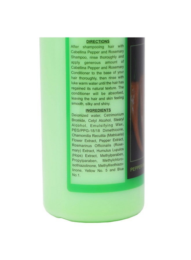 Chile Con Romero Conditioner Volumizing Conditioner Helps Prevent Hair Loss With Pepper And Rosemary Natural Extract All Hair Types 32 Fl Oz Bottle