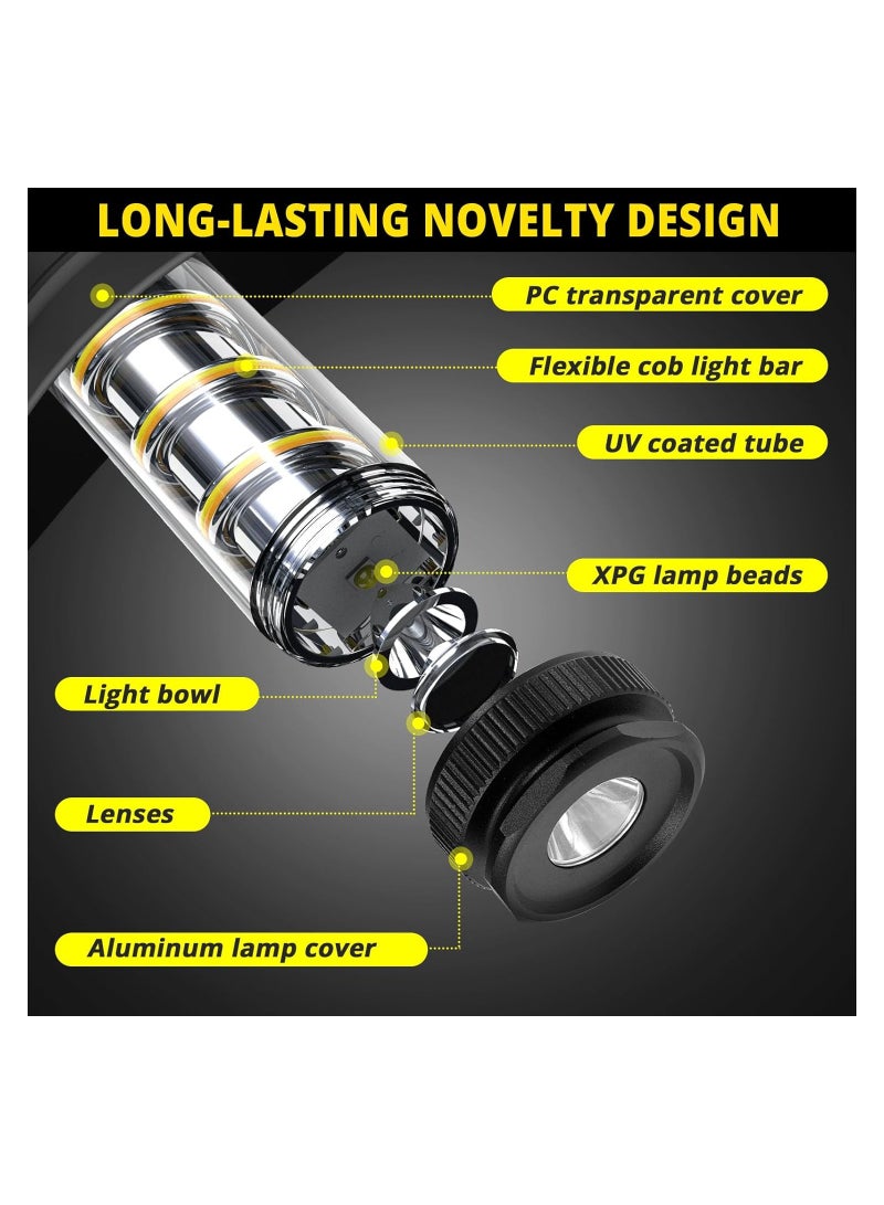 LED Camping Lantern Rechargeable - Portable Flashlight Lanterns with 1000LM IPX5 Waterproof Survival Kit Emergency Tent Light for Indoor Outdoor Hurricane Hiking Fishing Home Power Outages