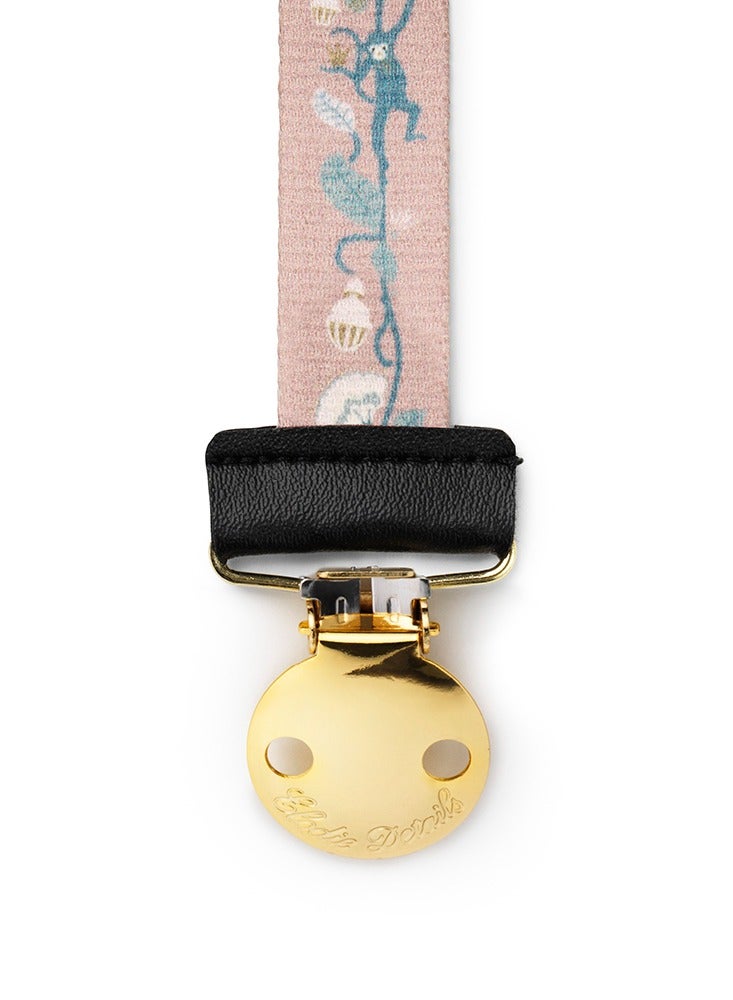 Elodie Details -Pacifier Clip - Faded Rose Bells