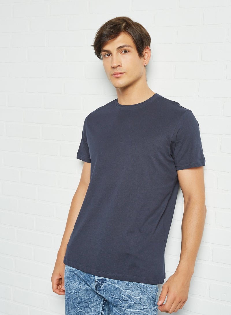 Assorted Crew Neck T-Shirt (Pack of 3) Multicolour