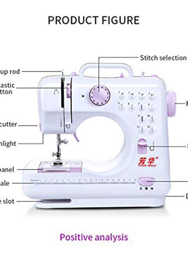 Electrical Sewing Machine DLC-31031 White/Purple