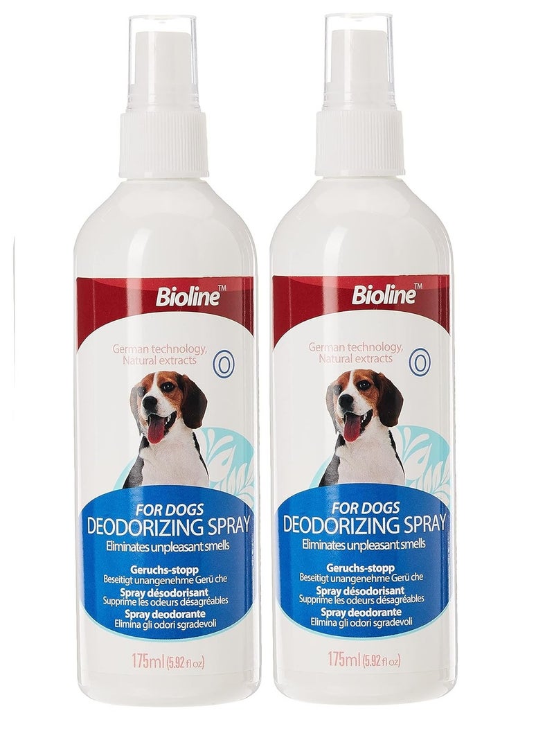 Deodorizing Spray Eliminate Unpleasant Smell From Toilets Living Room Bathrooms For Dogs 2X175ml