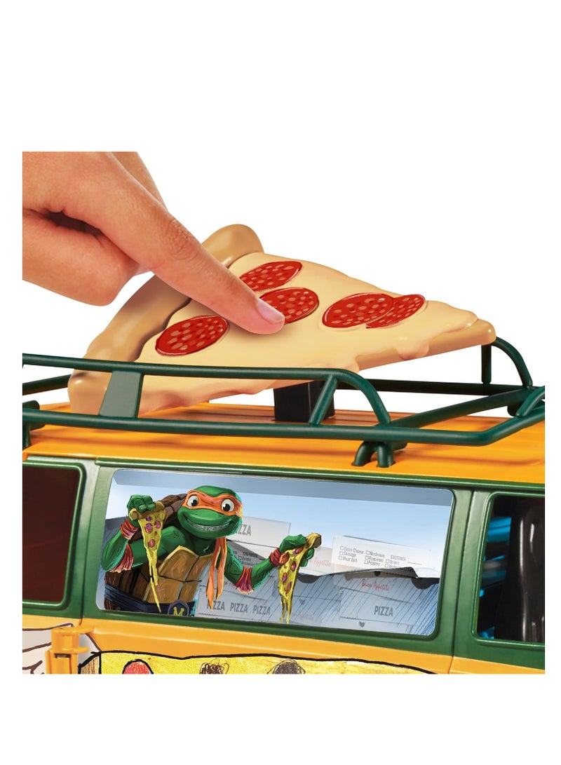 Mutant Mayhem Pizzafire Van