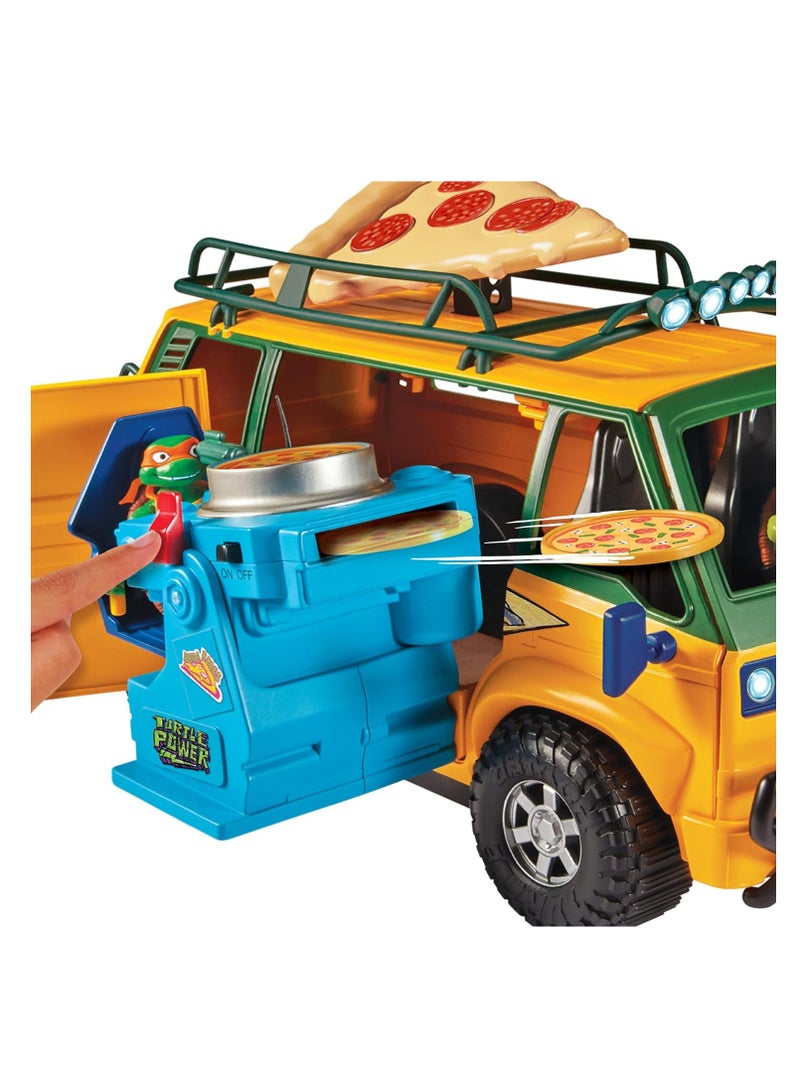 Mutant Mayhem Pizzafire Van